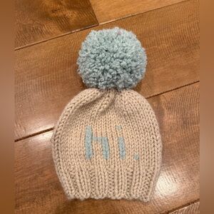 Cozy Knit Pom-Pom Baby Beanie